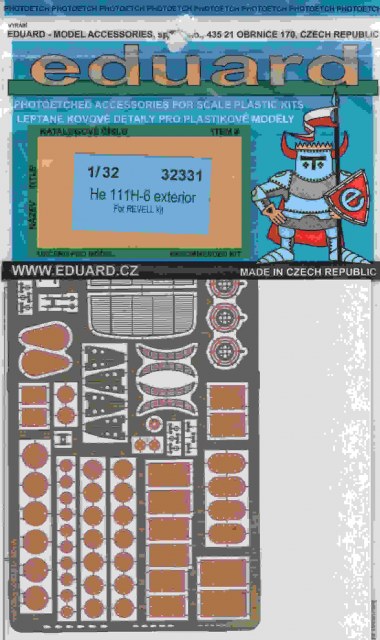 Eduard Ätzteile - He 111H-6 exterior