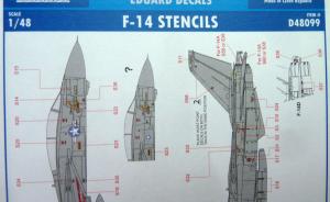 Eduard Decals F-14 stencils 