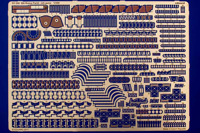 Eduard Ätzteile - RN Roma Pt.2 AA guns