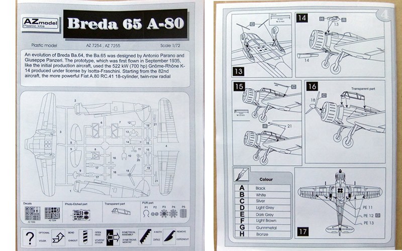 AZ model - Breda Ba 65 A80