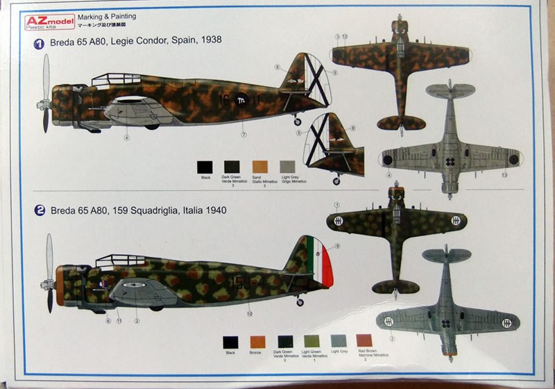 AZ model - Breda Ba 65 A80