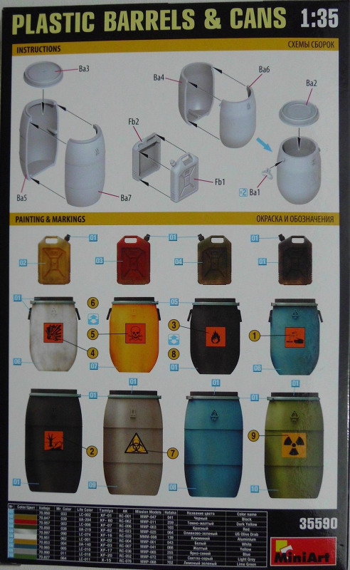 MiniArt - Plastic Barrels & Cans