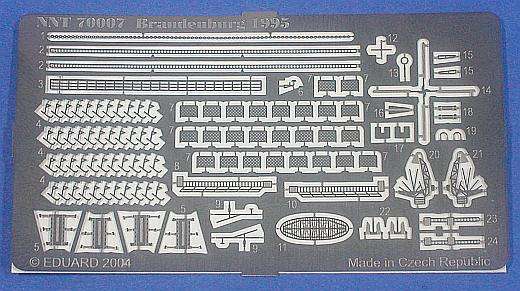 NNT Modell+Buch - Fregatte Brandenburg F123