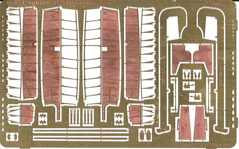 Eduard Ätzteile - Spitfire Mk. VIII landing flaps