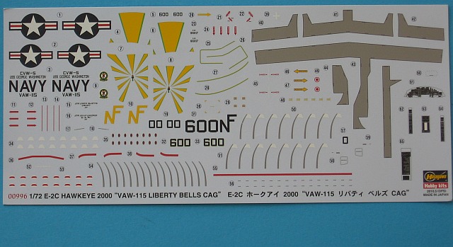 Hasegawa - E-2C Hawkeye 2000 VAW-115 Liberty Bells CAG