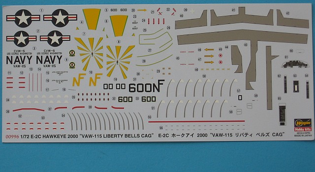 Hasegawa - E-2C Hawkeye 2000 VAW-115 Liberty Bells CAG