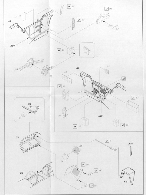 Eduard Ätzteile - Bf 109E interior S.A.