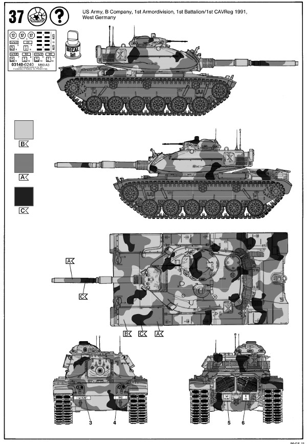 Revell - M60 A3