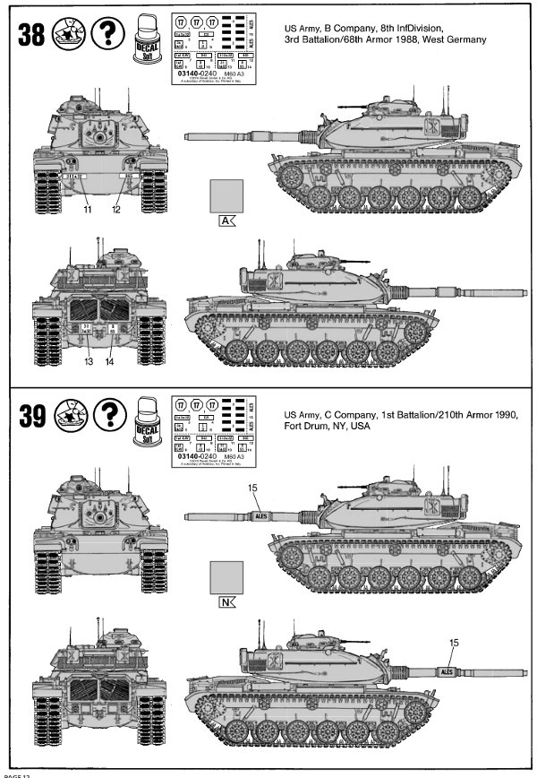 Revell - M60 A3