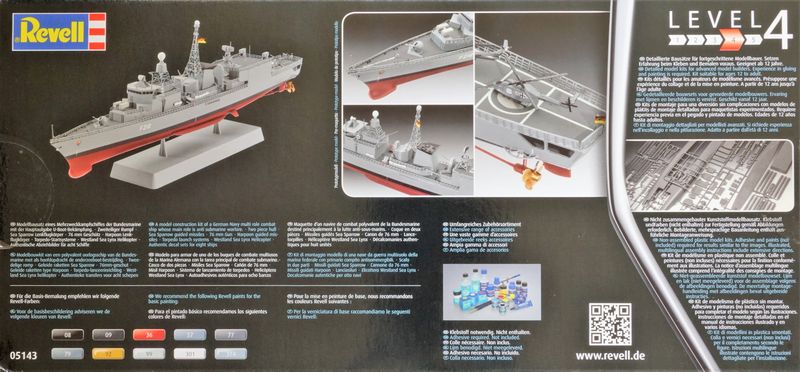 Revell - German Frigate Class F 122