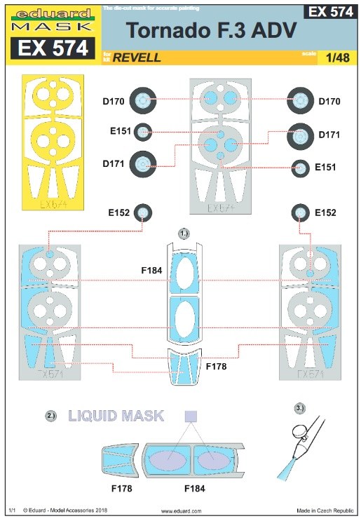 Eduard Mask - Tornado F.3 ADV MASK