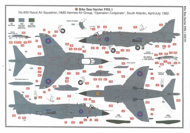 Airfix - BAe Sea Harrier FRS.1 "Falkland at 30" 1982 - 2012