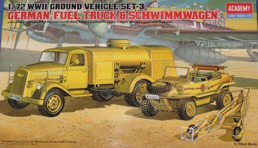 Academy - German Fuel Truck and Schwimmwagen Set