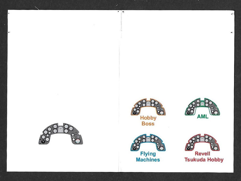 Yahu Models - Macchi MC.200 Instrument panel