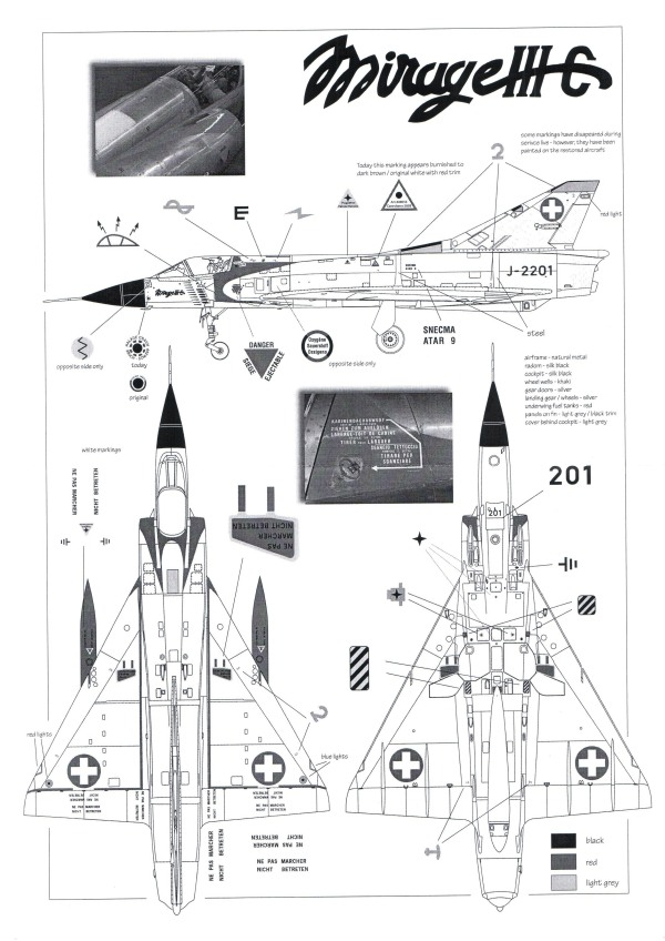 Matterhorn Circle - Mirage IIIC J-2201