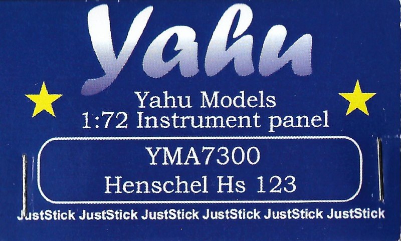 Yahu Models - Henschel Hs 123 Instrument panel