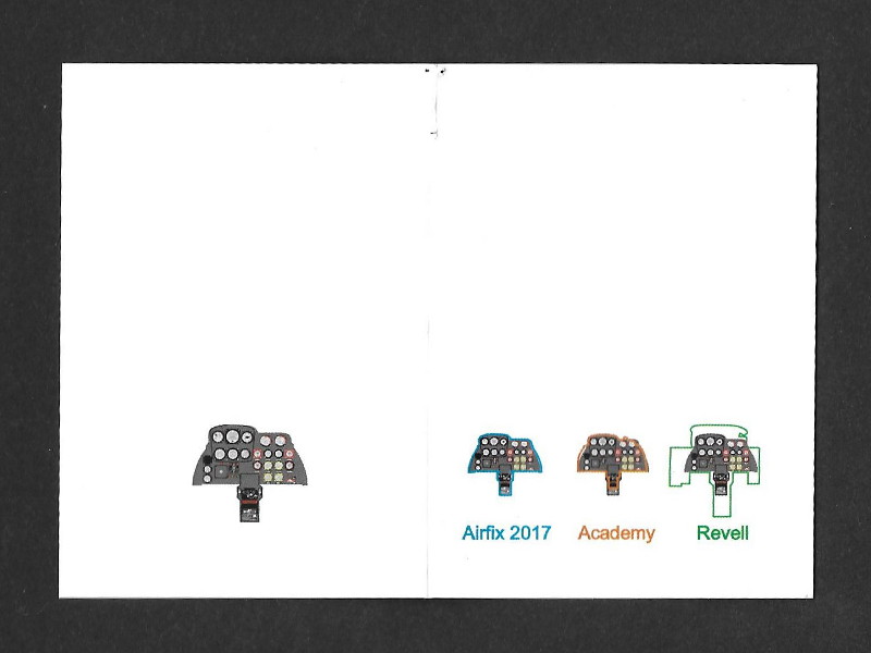Yahu Models - Me 262 A Instrument panel