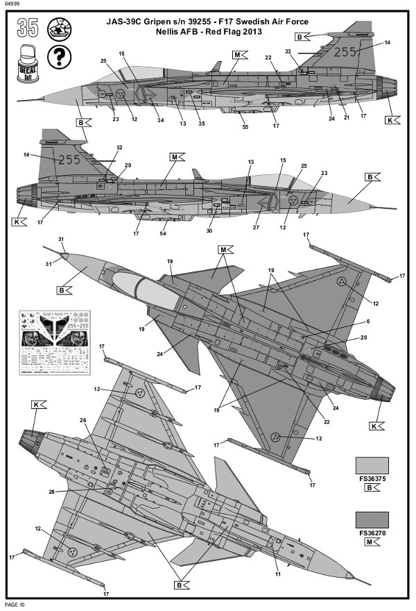 Revell - Saab JAS-39C Gripen