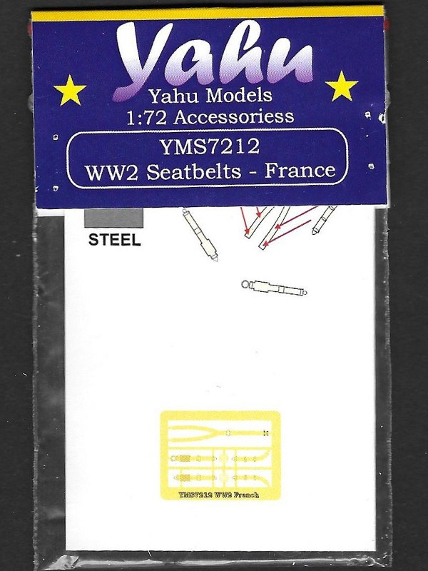 Yahu Models - WW2 Seatbelts - France