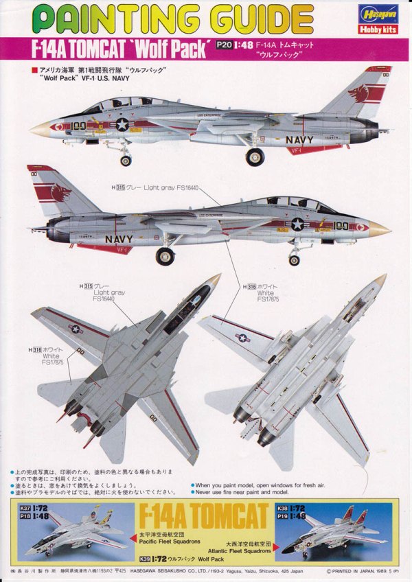 Hasegawa - Grumman F-14A Tomcat 'Wolfpack'