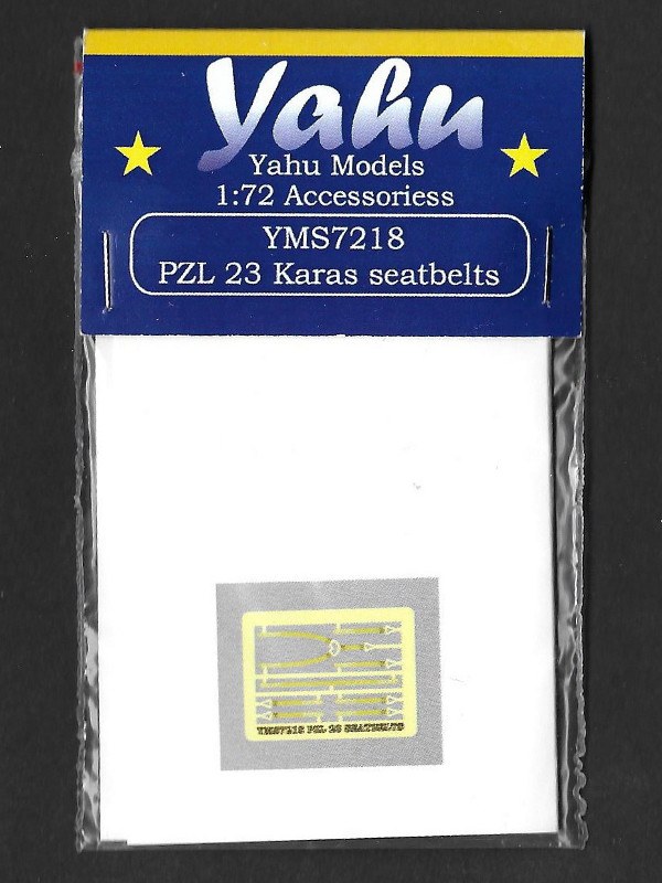 Yahu Models - PZL 23 Karas seatbelts