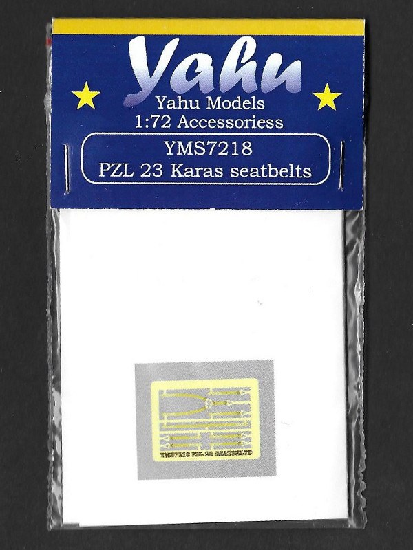 Yahu Models - PZL 23 Karas seatbelts