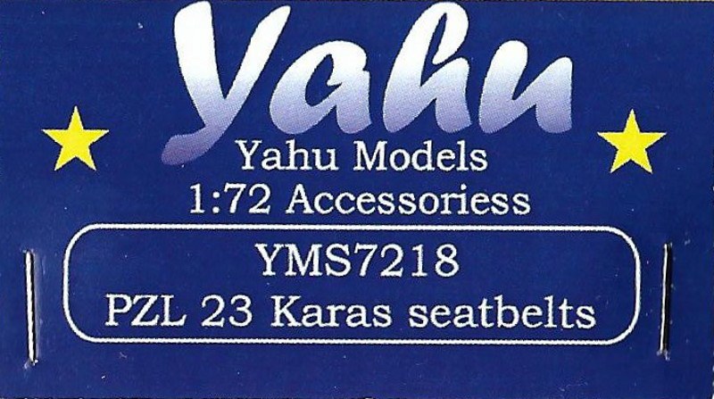 Yahu Models - PZL 23 Karas seatbelts
