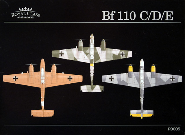 Eduard Bausätze - Bf 110 C/D/E