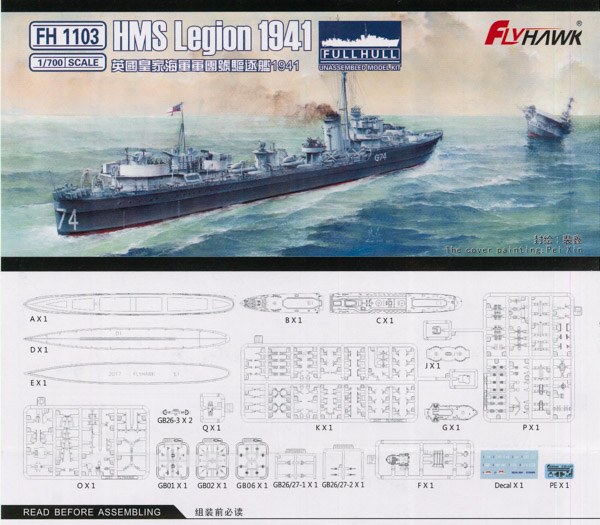 FlyHawk - HMS Legion 1941