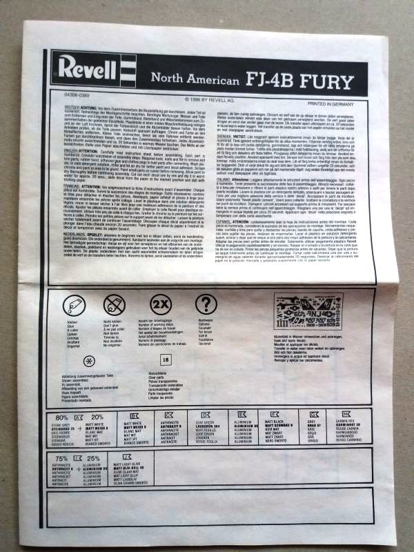 Revell - North American FJ-4B Fury