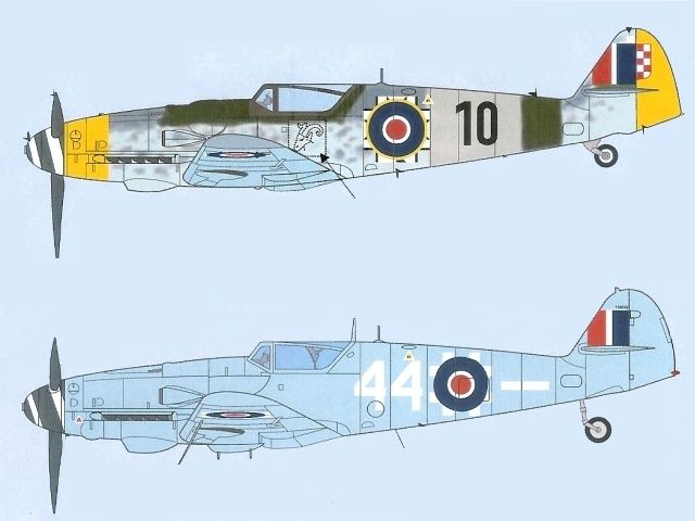 Bf109 G-14 und Bf109 G-10