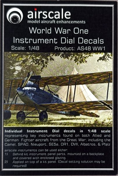Airscale - Instrument Dial Decals