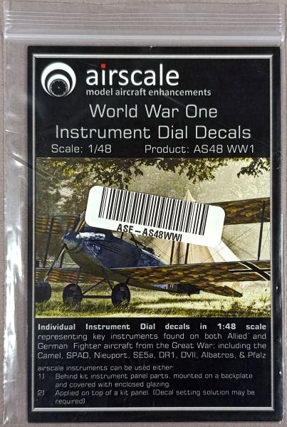 Airscale - Instrument Dial Decals