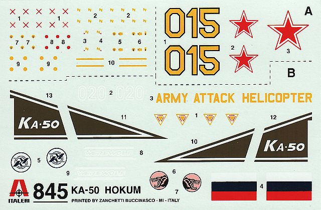 Italeri - Kamov Ka-50 Hokum