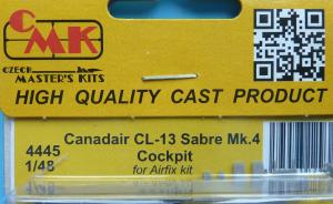 : Canadair CL-13 Sabre Mk. 4 Cockpit for Airfix Kit