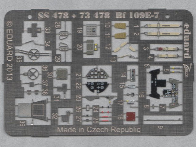 Eduard Ätzteile - Bf 109E-7 S.A.