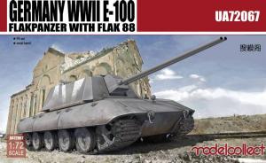 Germany WWII E-100 Flakpanzer with Flak 88