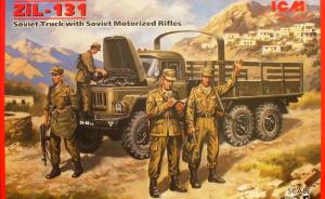 ZiL-131 Soviet Truck with Soviet Motorized Rifles