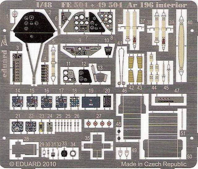 Eduard Ätzteile - Ar 196 interior S.A. Zoom