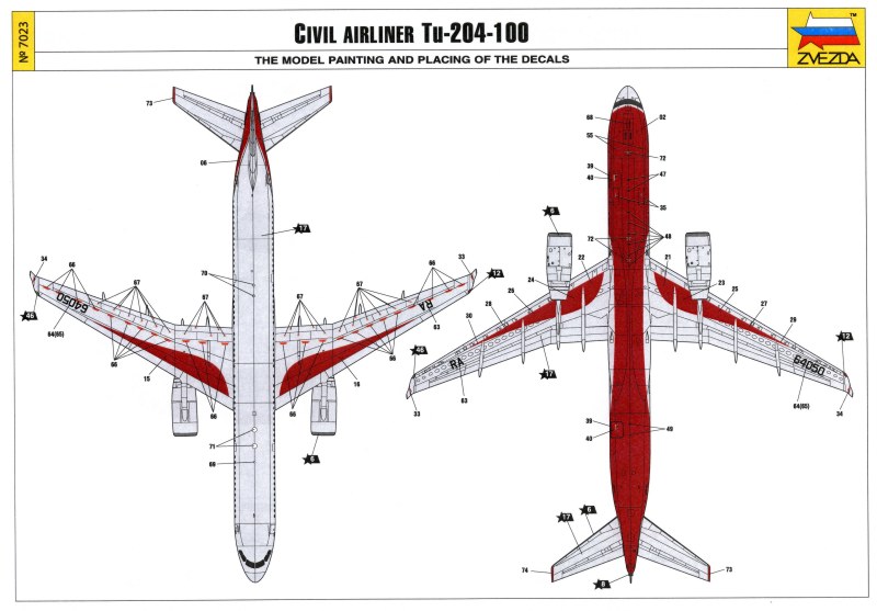 Zvezda - Civil Airliner Tu-204-100