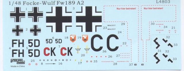 Great Wall Hobby - Focke-Wulf Fw189A2