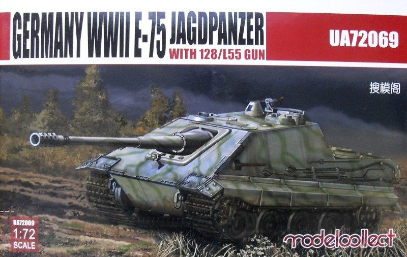 Modelcollect - Germany WWII E-75 Jagdpanzer with 128/L55 Gun