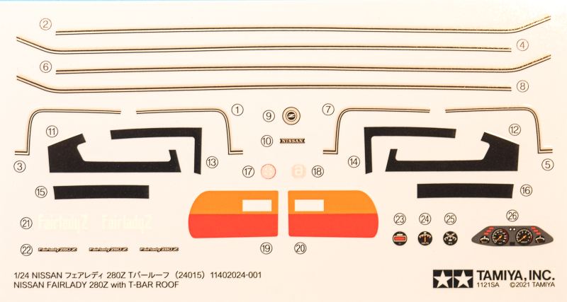 Tamiya - Nissan Fairlady 280Z T-Bar Dach