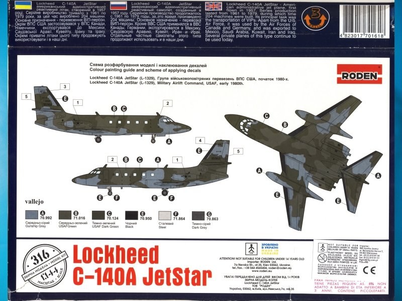 Roden - Lockheed C-140A JetStar