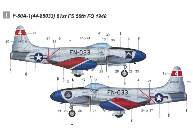 HobbyBoss - F-80A Shooting Star