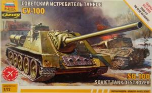 sowjetischer Jagdpanzer SU-100 von Zvezda