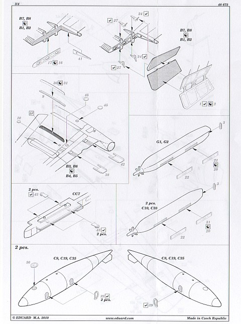 Eduard Ätzteile - EA-6B exterior