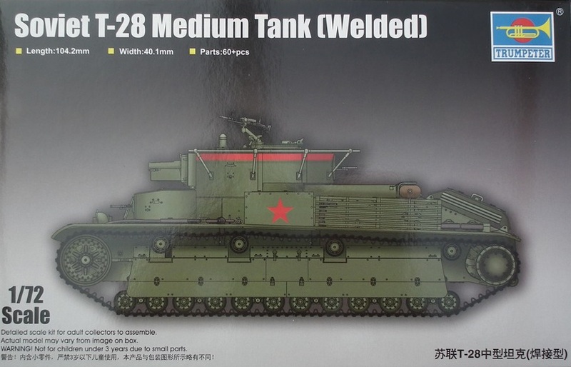 Trumpeter - Soviet T-28 Medium Tank (Welded)
