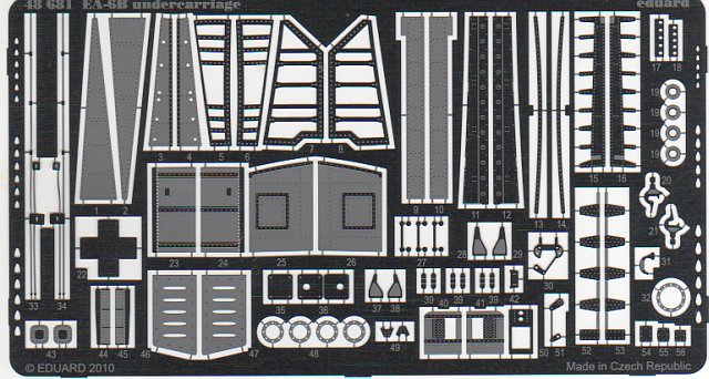 Eduard Ätzteile - EA-6B undercarriage