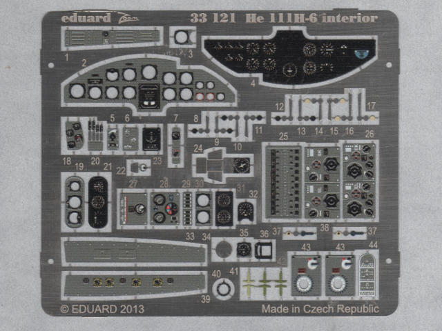 Eduard Ätzteile - He 111H-6 interior S.A.